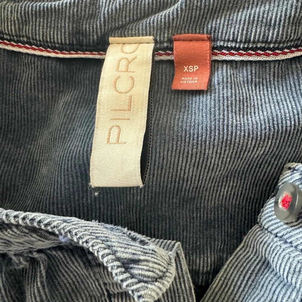 PILCRO Dusty Blue Corduroy Dress xsp - Picture 6 of 6